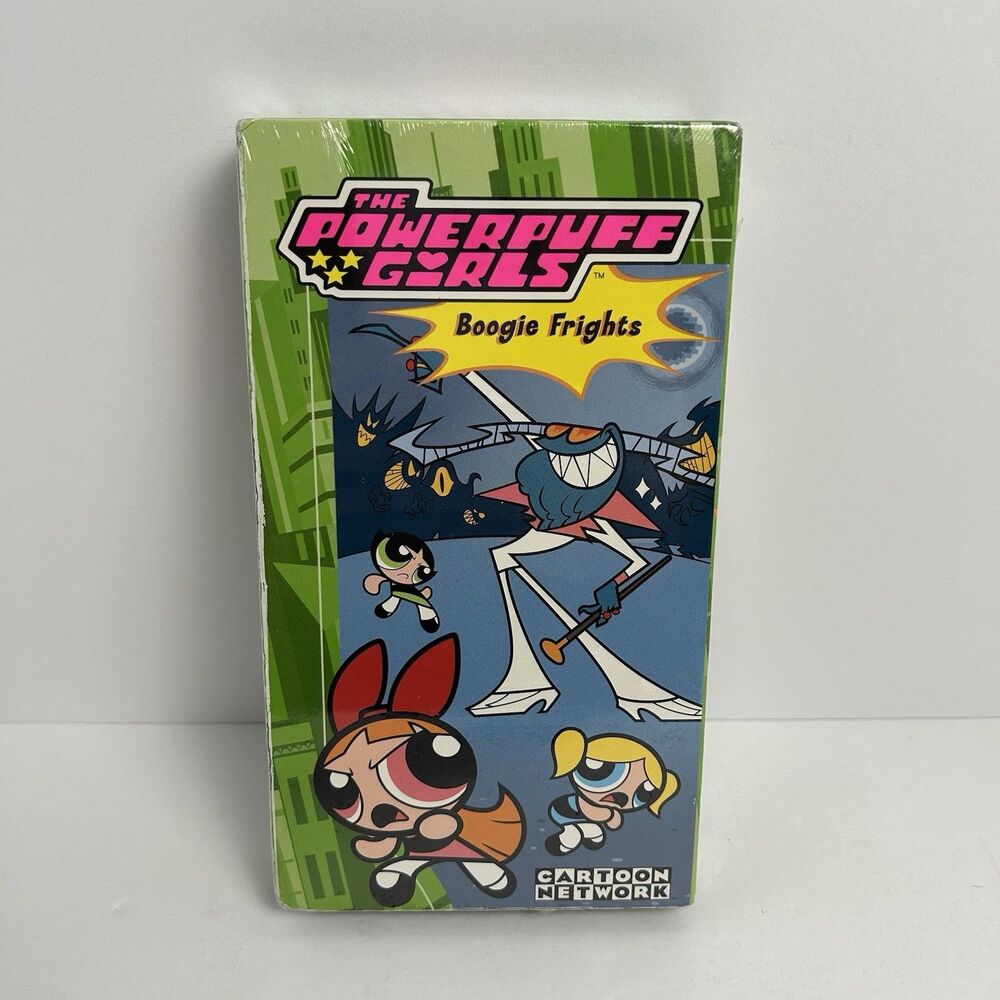 Brand New The Powerpuff Girls Boogie Frights VHS Sleeve Cover Cartoon Network